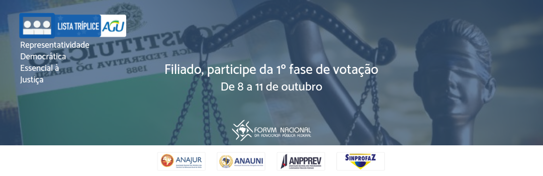 LISTA TRÍPLICE: VOTAÇÃO DA PRIMEIRA FASE ACONTECE ATÉ AMANHÃ (11)