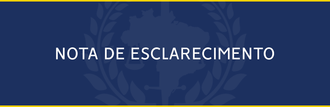 NOTA DE ESCLARECIMENTO