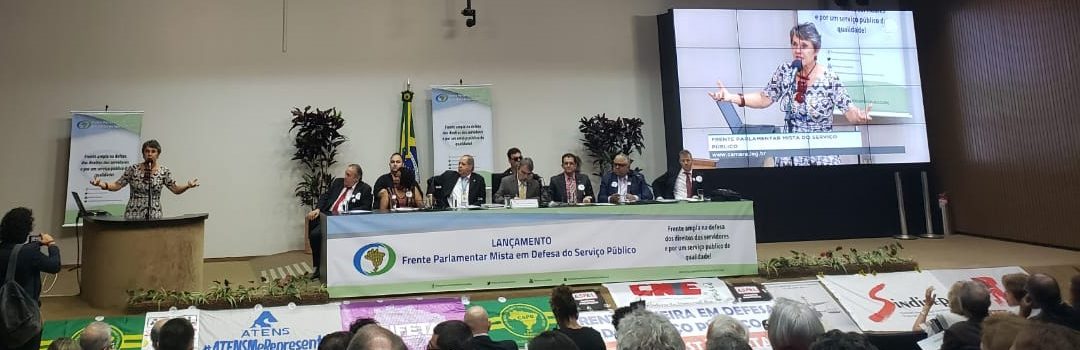 ANAUNI COMPARECE AO RELANÇAMENTO DA FRENTE DO SERVIÇO PÚBLICO