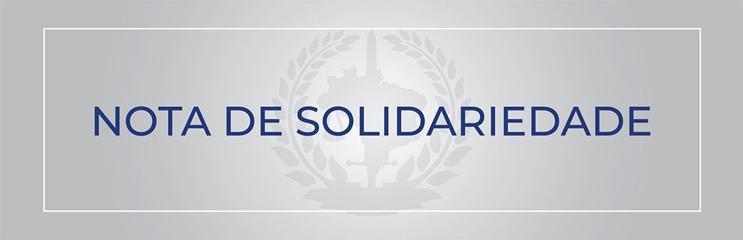 NOTA DE SOLIDARIEDADE