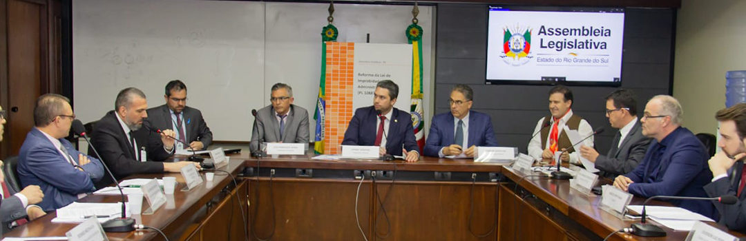 ANAUNI DEBATE ALTERAÇÕES DA LEI DE IMPROBIDADE NA ASSEMBLEIA LEGISLATIVA DO RIO GRANDE DO SUL