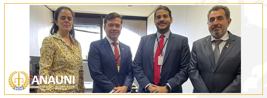 ANAUNI MARCA PRESENÇA NO ANÚNCIO DO NOVO ADVOGADO-GERAL DA UNIÃO