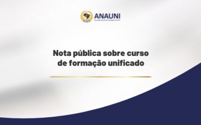 Nota pública sobre curso de formação unificado